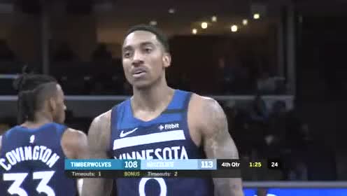 【NBA录像回放】森林狼vs灰熊第4节 莫兰特表现神勇