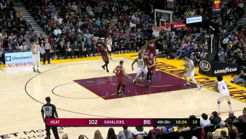 【NBA集锦】南斯连续篮下吃饼 两计扣篮打停热火