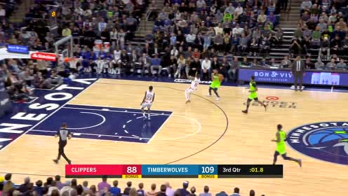 【NBA集锦】要进就进压哨球 克拉布无视防守手起刀落压哨三分