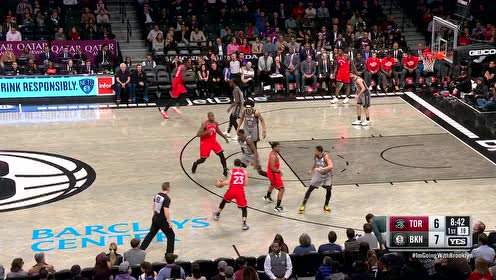 【NBA集锦】普林斯外线突施冷箭射中靶向 范弗利特带球突进勾手上篮反击