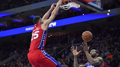 【NBA集锦】西蒙斯vs快船集锦 全场26+12+10助攻暴扣样样通