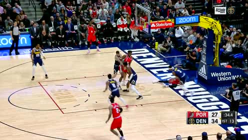 【NBA集锦】纵使你利拉德千般变化 也敌不过克雷格格兰特双鬼拍门