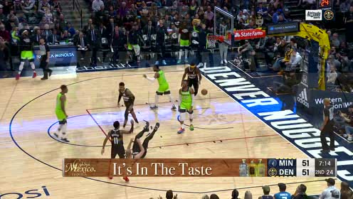 【NBA集锦】森林狼116-128掘金 约基奇高效24＋7＋6率队取胜