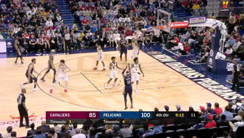 【NBA集锦】眼上装了瞄准器 霍勒迪外线三分颜射对手