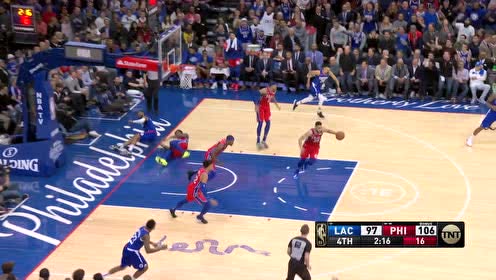 【NBA集锦】恩比德血帽莫里斯 塞布尔三分一剑封喉