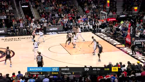 【NBA集锦】关键时刻毫不手软 特雷杨三分线外一米出手再次命中