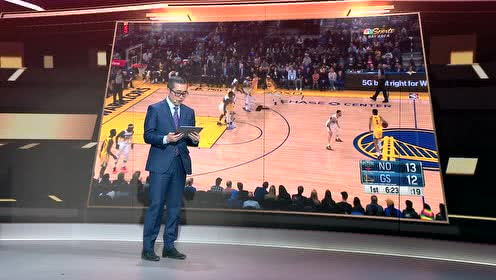 【NBA集锦】中场战术分析 本德尔利用与达米安李手递手掩护完成三分投射