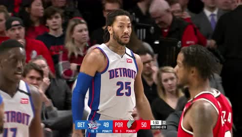 【NBA集锦】飘逸依旧 罗斯操作娴熟干拔后仰精准中投