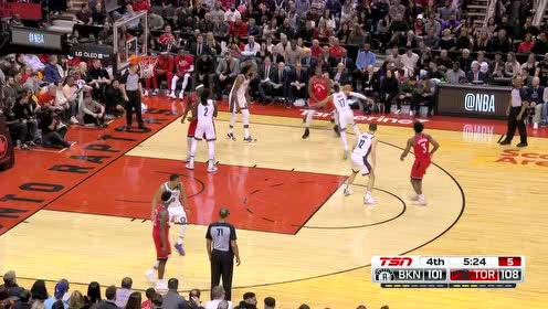 【NBA集锦】眼上装了瞄准器 范弗利特底角三分精确制导