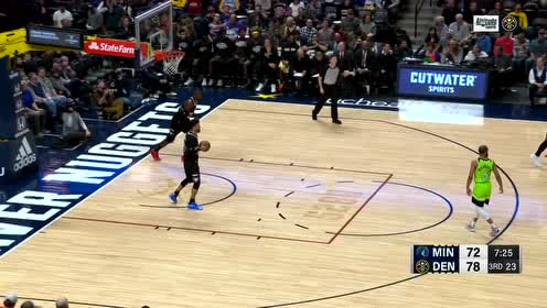 【NBA集锦】瑞德内线起飞单臂暴扣 奥科吉侧翼接球三分飙中