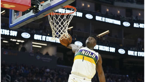 【NBA集锦】鹈鹕115-101勇士 锡安28+7连续8场取20+带队两连胜