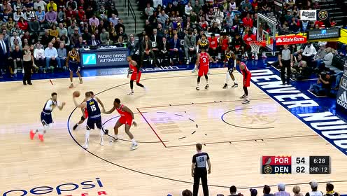 【NBA集锦】真是有点拦不住了啊 巴顿&穆雷连射三分手感暴热