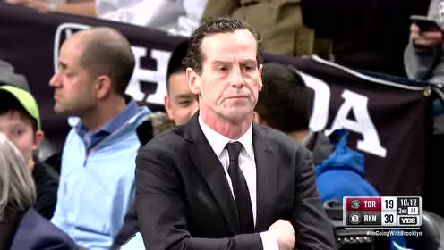 【NBA录像回放】猛龙vs篮网第2节 杰弗森冲刺快闪暴扣就在一瞬间