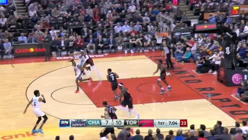 【NBA集锦】但凡你经手的都有！洛瑞再送妙传连线西卡三分飙进