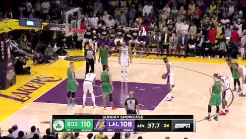 【NBA集锦】塔图姆表示很委屈 最后半分钟裁判连续不利绿军吹罚