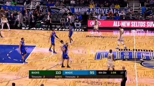 【NBA集锦】超难一球！富尼耶迎着武切维奇转身后仰跳投得手