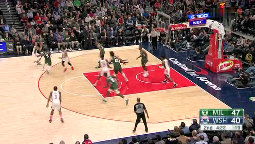 【NBA集锦】架炮就射不拖沓 内皮尔外线三分一箭穿心