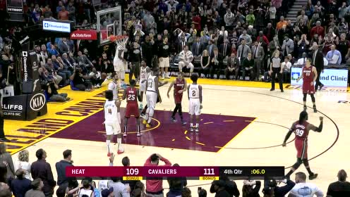 【NBA集锦】纳恩拼抢篮板 转身投篮追平比分