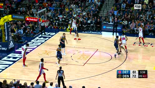 【NBA集锦】奈特超远三分清脆入网 格兰特底角三分还以颜色