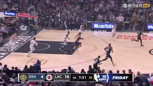 【NBA集锦】今天开场就是3投3中！ 乔治底角发炮三分入网