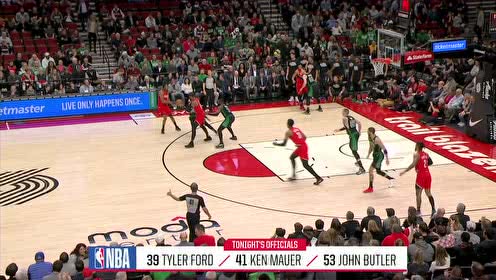 【NBA集锦】阿里扎空切突破双臂暴扣 特伦特抢断反击突破炸筐