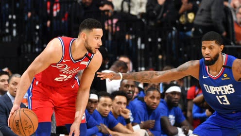 【NBA集锦】快船103-110费城 西蒙斯爆砍三双恩比德与悍将干架