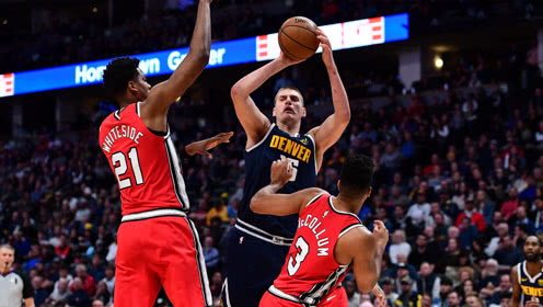 【NBA集锦】开拓者99-127掘金 利拉德仅23投8中掘金全民皆兵大胜对手