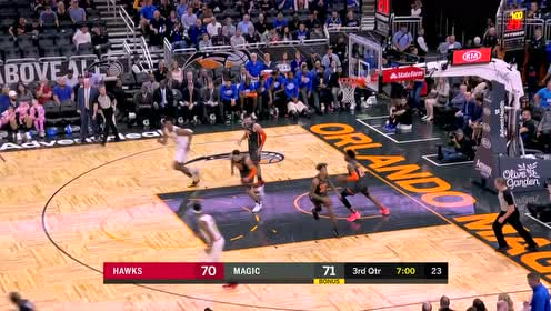 【NBA集锦】有点要命！武切维奇戈登两记三分打停老鹰