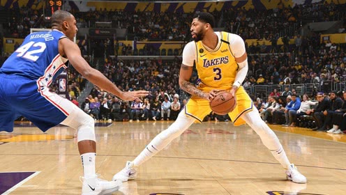 【NBA集锦】浓眉哥vs76人集锦 狂轰37+13领衔逆转带队复仇76人