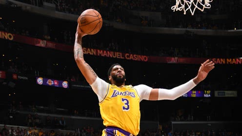 【NBA集锦】费城107-120湖人 浓眉哥狂砍37分13板詹姆斯logo shot