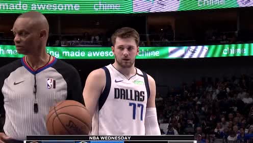 【NBA集锦】防守形同虚设 东契奇一步过掉克莱格上篮命中还造犯规