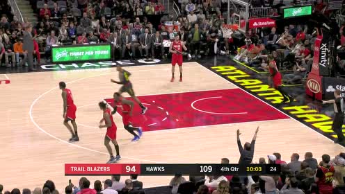 【NBA集锦】队友都在模仿庆祝！格拉汉姆外线精准狙击燃爆全场