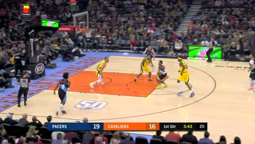 【NBA集锦】套路深海底针！加兰直杀内线引防守妙传特纳底角三分飙进