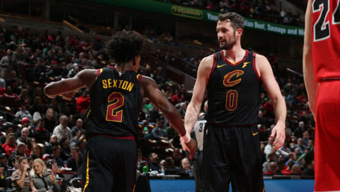 【NBA集锦】骑士103-108公牛 公牛全队12记三分锁定胜局