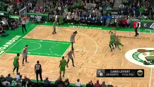 【NBA录像回放】篮网vs凯尔特人加时赛 勒维尔劈山伐木一人独砍11分收比赛