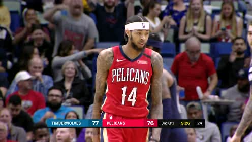 【NBA集锦】气势已经起来了 英格拉姆强硬上篮2+1