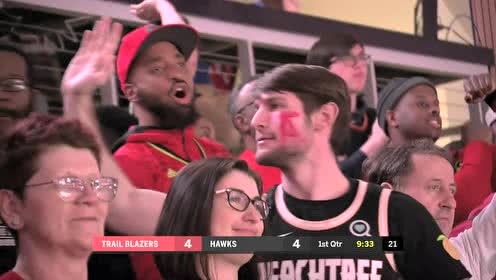 【NBA集锦】肉眼可见的身体赋 科林斯接球原地起跳暴扣虐筐