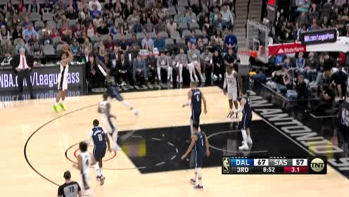 【NBA集锦】莱尔斯三分出击长虹贯日 紧接着跟进补篮空中点进