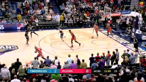 【NBA集锦】开场先扣为敬 埃尔南戈麦斯空切起飞双手暴扣