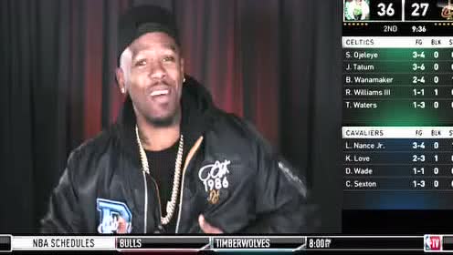 【NBA录像回放】凯尔特人vs骑士第2节 乐福三分神准怎么投怎么进