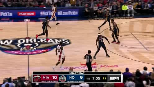 【NBA集锦】纳恩空中制导 阿德巴约空切扣篮劈山伐木