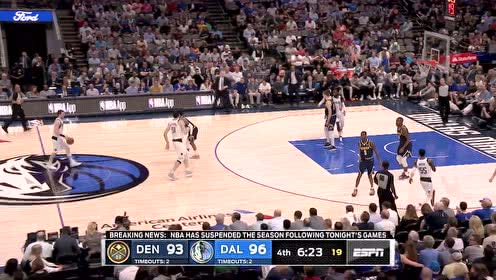 【NBA集锦】东契奇突破假上真传 博班轻松吃饼拿下两分