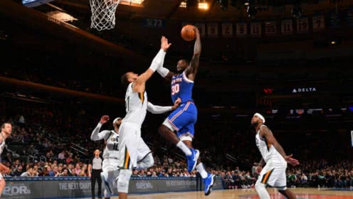【NBA集锦】兰德尔vs爵士集锦 空砍32+11内外开花仍难救主