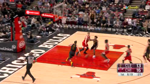 【NBA集锦】塞克斯顿抢断助攻一条龙 乐福篮下接球急停打成2+1