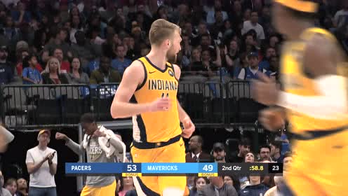 【NBA集锦】小萨接连腾空劈天伐木 哈达威三分入网冷静回击