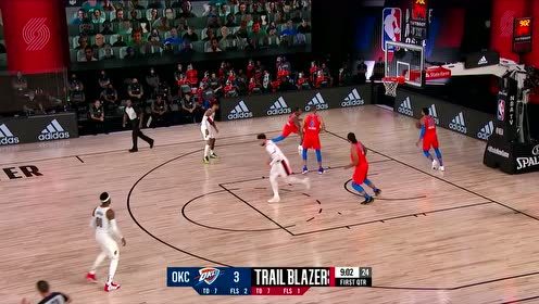 【NBA集锦】双枪不在小鬼当家 西蒙斯背后运球后撤步三分