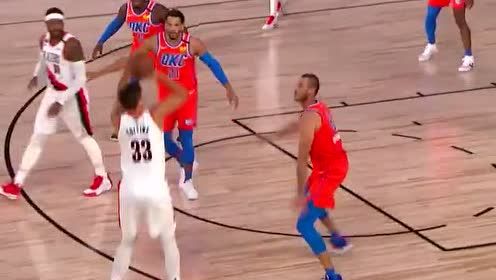 【NBA集锦】甜瓜左手随意一传 科林斯外线高射发炮