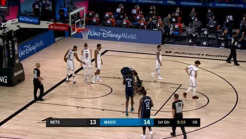 【NBA集锦】90秒快速回看魔术108-96 马丁24+6篮网6人上双轻取魔术残阵