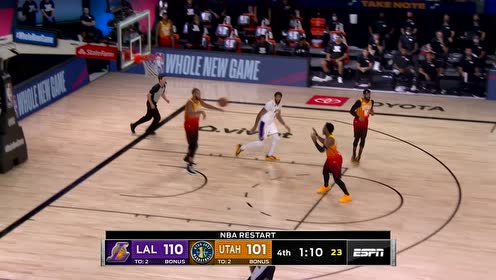 【NBA集锦】米切尔转陀螺拉杆分球太炫酷 康利大空位稳稳命中！