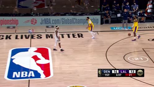 【NBA集锦】浓眉冲散对方防线上篮取分 波特虚晃一枪拿下三分回击